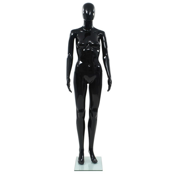 East Urban Home vidaXL Full Body Female Mannequin with Glass Base 68.9